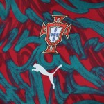 Remera pre partido tercera Portugal 2026 rojo mujer Remera pre partido tercera Portugal 2026 rojo mujer