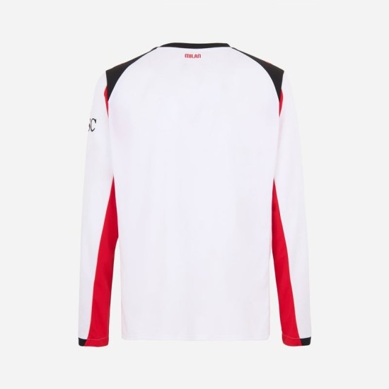 Camiseta de Visitante de Manga Larga Milan Mujer 2025/26 Camiseta de Visitante de Manga Larga Milan Mujer 2025/26
