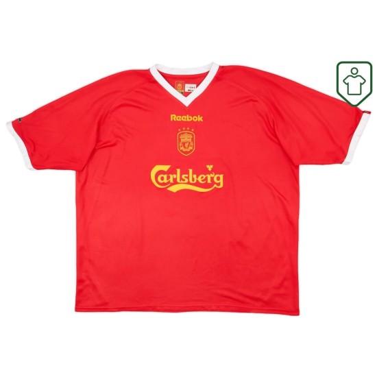 Camiseta retro local Champions League hombre Liverpool 2001/03 Owen #10 Camiseta retro local Champions League hombre Liverpool 2001/03 Owen #10