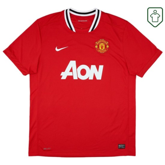 Camiseta retro local hombre Manchester United 2011/12 Berbatov #9