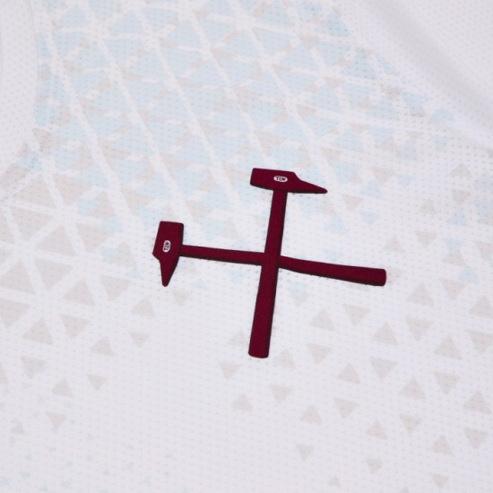 Camiseta de entrenamiento previa al partido de la 3.ª equipación del West Ham United 2026/27 - Blanca para niño
