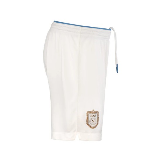 Pantalones Cortos de Local Nápoles 2026/27 Mujer - Blanco Pantalones Cortos de Local Nápoles 2026/27 Mujer - Blanco