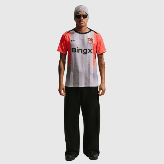 Mujer Chelsea 2025/26 Tercera Camiseta Pre-Partido Gris Mujer Chelsea 2025/26 Tercera Camiseta Pre-Partido Gris