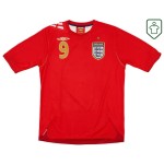 Camiseta retro visitante Inglaterra 2006/08 para hombre Rooney #9
