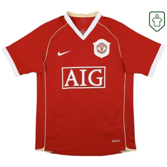 Camiseta retro local hombre Manchester United 2006/07 Rooney #8 Camiseta retro local hombre Manchester United 2006/07 Rooney #8