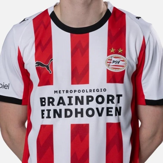 Hombre PSV 2025/26 Camiseta Local Champion #27 Hombre PSV 2025/26 Camiseta Local Champion #27