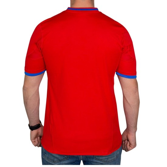 Camiseta Retro España 2010 Copa del Mundo Conmemorativa Roja Hombre