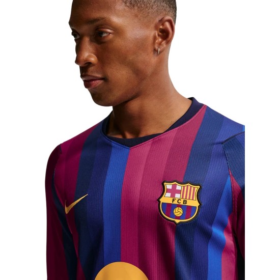 Camiseta de manga larga de local 2026/27 infantil del FC Barcelona Camiseta de manga larga de local 2026/27 infantil del FC Barcelona