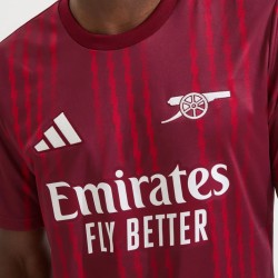 Niño Arsenal 2025/26 Tercera Camiseta Prepartido – Roja Niño Arsenal 2025/26 Tercera Camiseta Prepartido – Roja