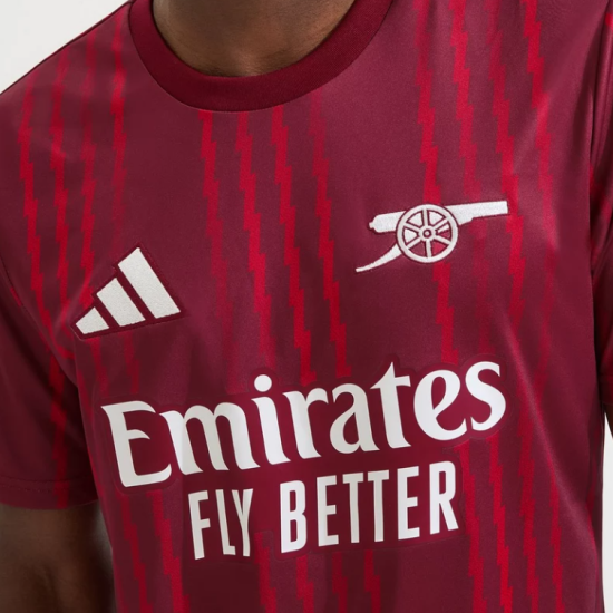 Hombre Arsenal 2025/26 Tercera Camiseta Prepartido – Roja Hombre Arsenal 2025/26 Tercera Camiseta Prepartido – Roja