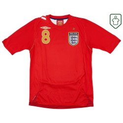 Camiseta retro visitante Inglaterra 2006/08 para hombre Lampard #8