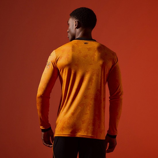 Camiseta local de manga larga Wolverhampton Wanderers 2026/27 para mujer Camiseta local de manga larga Wolverhampton Wanderers 2026/27 para mujer
