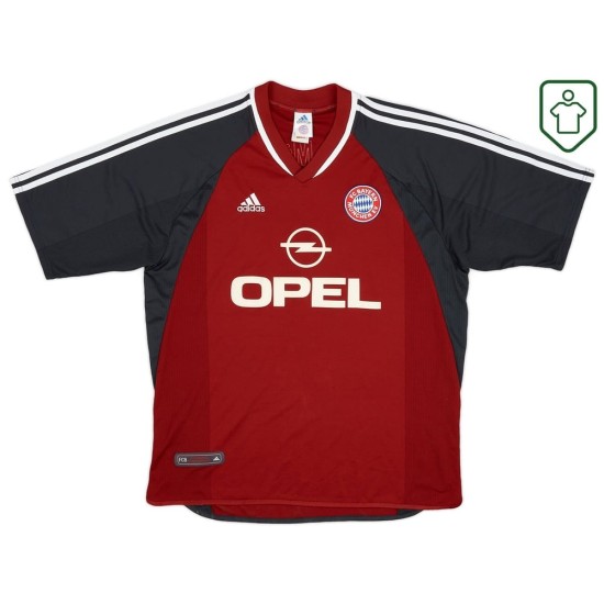 Camiseta retro Bayern Múnich 2001/02 local para hombre Elber #9
