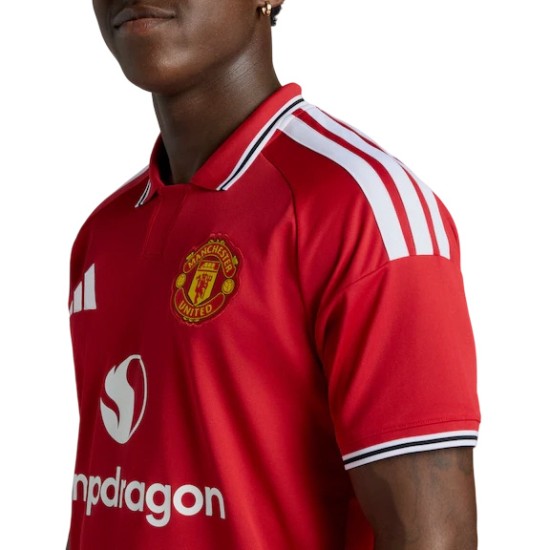 Camiseta Local Infantil Manchester United 2026/27 Camiseta Local Infantil Manchester United 2026/27