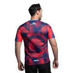 Camiseta Hombre Cruz Azul Tercera Calentamiento 2025/26 – Rojo/Marino