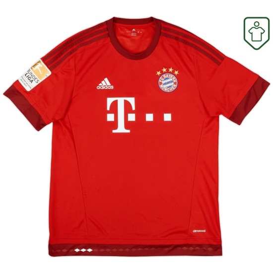 Camiseta retro Bayern Múnich 2015/16 local para hombre Lewandowski #9 Camiseta retro Bayern Múnich 2015/16 local para hombre Lewandowski #9
