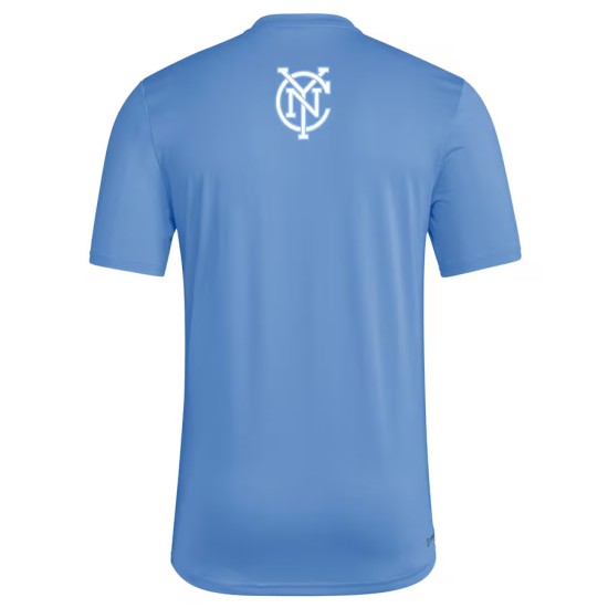 Camiseta Tercera Hook AEROREADY 2025 del New York City FC para Niño - Azul Camiseta Tercera Hook AEROREADY 2025 del New York City FC para Niño - Azul