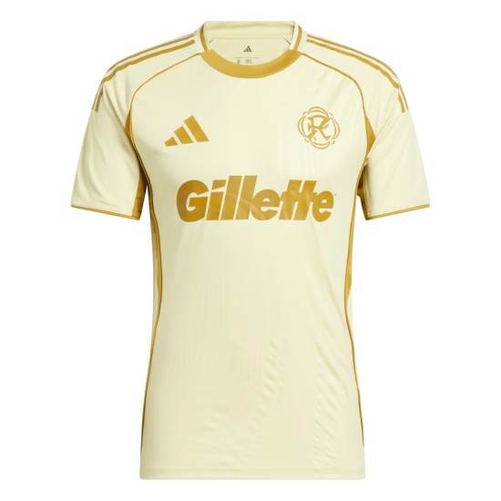 Camiseta hombre New England Revolution 2025 tercera pre partido - amarilla Camiseta hombre New England Revolution 2025 tercera pre partido - amarilla