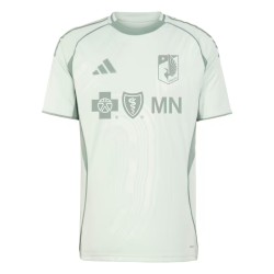 Camiseta mujer Minnesota United FC 2025 tercera pre partido - verde