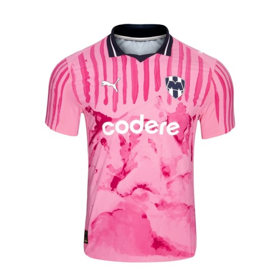 Mujer Monterrey FC 2025 Camiseta KidSuper - Rosa Mujer Monterrey FC 2025 Camiseta KidSuper - Rosa