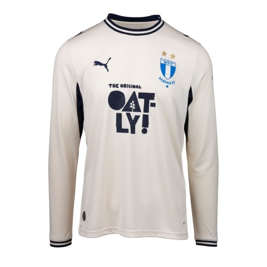 Camiseta de manga larga de visitante Malmö FF 2026 - Blanca para hombre Camiseta de manga larga de visitante Malmö FF 2026 - Blanca para hombre