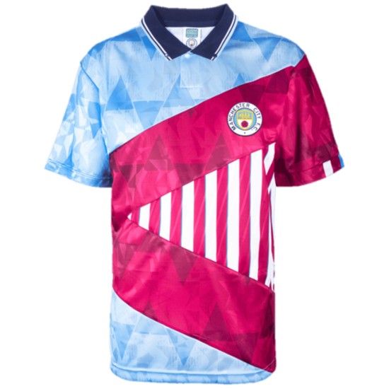 Camiseta Retro Mash-Up Mujer Manchester City 1990