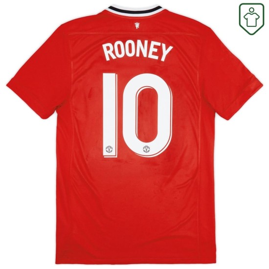 Camiseta retro local hombre Manchester United 2011/12 Rooney #10 Camiseta retro local hombre Manchester United 2011/12 Rooney #10