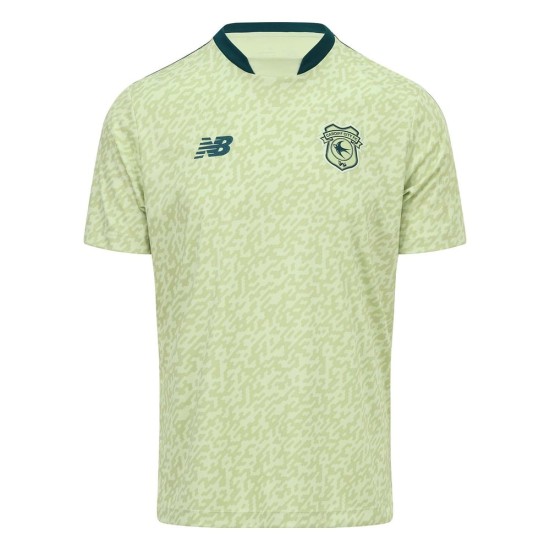 Camiseta de calentamiento visitante Cardiff City 2025/26 mujer