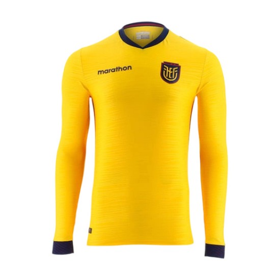 Camiseta manga larga local Ecuador 2026 Copa del Mundo hombre