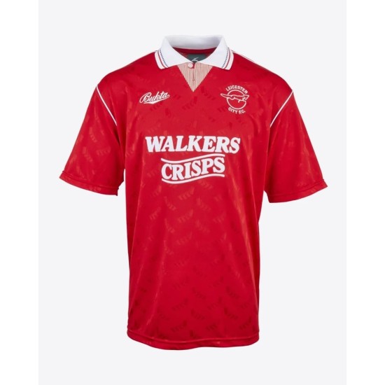 Camiseta Retro de Visitante Leicester City Infantil 1990