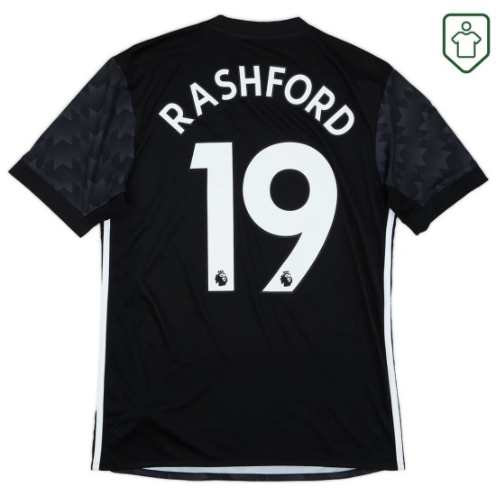 Camiseta retro visitante hombre Manchester United 2017/18 Rashford #19 Camiseta retro visitante hombre Manchester United 2017/18 Rashford #19