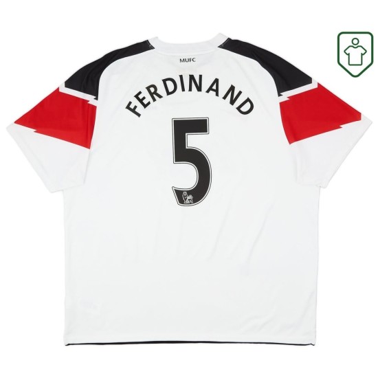 Camiseta retro visitante hombre Manchester United 2010/12 Ferdinand #5 Camiseta retro visitante hombre Manchester United 2010/12 Ferdinand #5