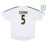 Hombre Camiseta retro local Real Madrid 2004/05 Zidane #5