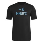 Camiseta mujer Minnesota United FC 2025 tercera Hook AEROREADY - negra