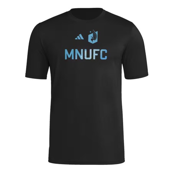 Camiseta mujer Minnesota United FC 2025 tercera Hook AEROREADY - negra