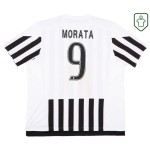 Camiseta retro Juventus 2015/16 local para hombre Morata #9