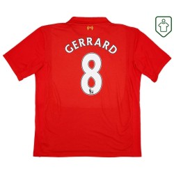 Camiseta retro local hombre Liverpool 2012/13 Gerrard #8