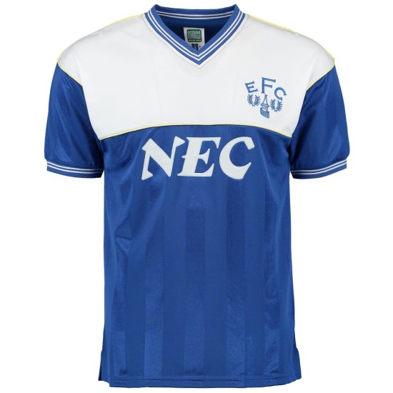 Camiseta Retro Everton 1986 Hombre