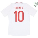 Camiseta retro local Inglaterra 2012/13 para hombre Rooney #10