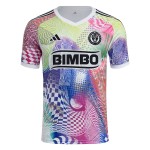 Camiseta de Pre-partido Tercera 2025 de Philadelphia Union para Mujer - Blanca Camiseta de Pre-partido Tercera 2025 de Philadelphia Union para Mujer - Blanca