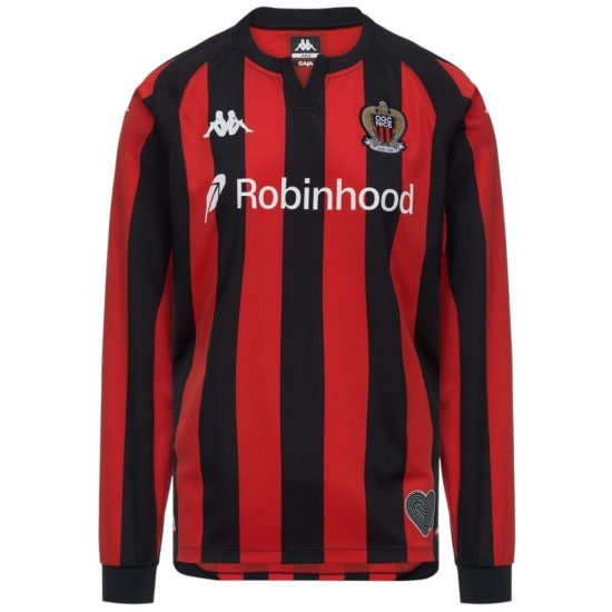 Camiseta Local Manga Larga OGC Nice 2026/27 Hombre Camiseta Local Manga Larga OGC Nice 2026/27 Hombre