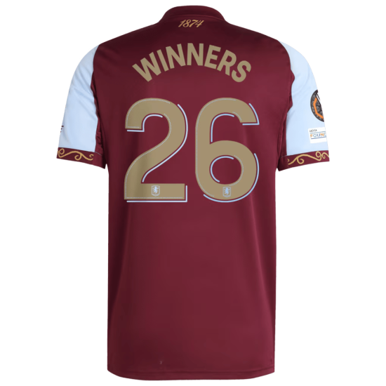 Camiseta Aston Villa Campeón de la UEFA Europa League 2025/26 Niño