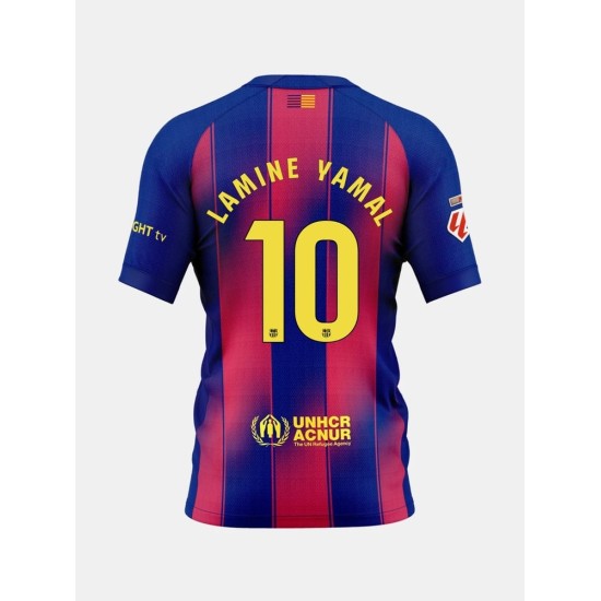 Camiseta de casa FC Barcelona x Ed Sheeran 2025/26 – LAMINE YAMAL #10 para niño Camiseta de casa FC Barcelona x Ed Sheeran 2025/26 – LAMINE YAMAL #10 para niño