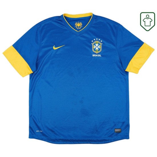 Camiseta retro visitante Brasil 2012/13 para hombre
