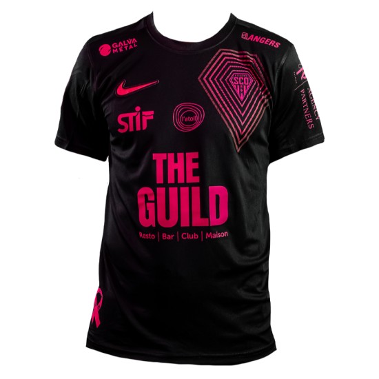 Camiseta tercera Rosa Octubre 2025/26 del Angers SCO para mujer