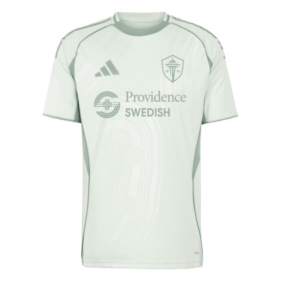 Camiseta Previa al Partido Tercera Mujer Seattle Sounders FC 2025 - Verde