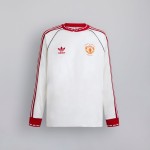 Camiseta Manga Larga Manchester United 1991 Away Retro Niño