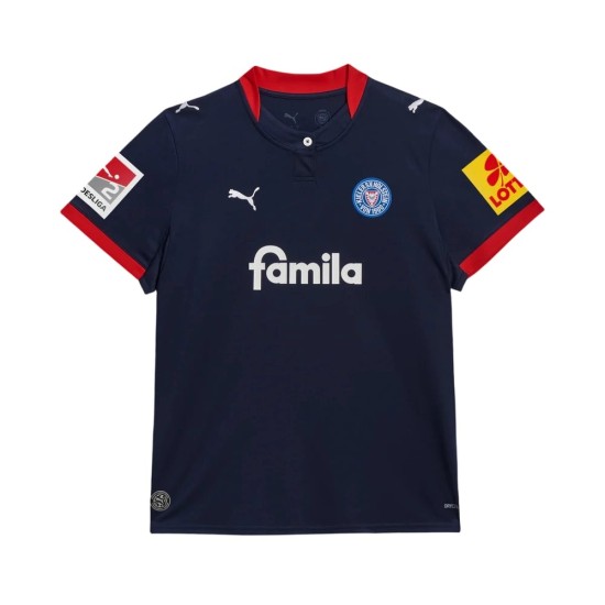 Camiseta local infantil Holstein Kiel 2026/27 Camiseta local infantil Holstein Kiel 2026/27
