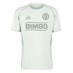Camiseta infantil Philadelphia Union 2025 tercera pre partido - verde