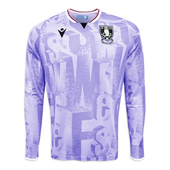 Camiseta de manga larga visitante 2025/26 del Sheffield Wednesday para niño
